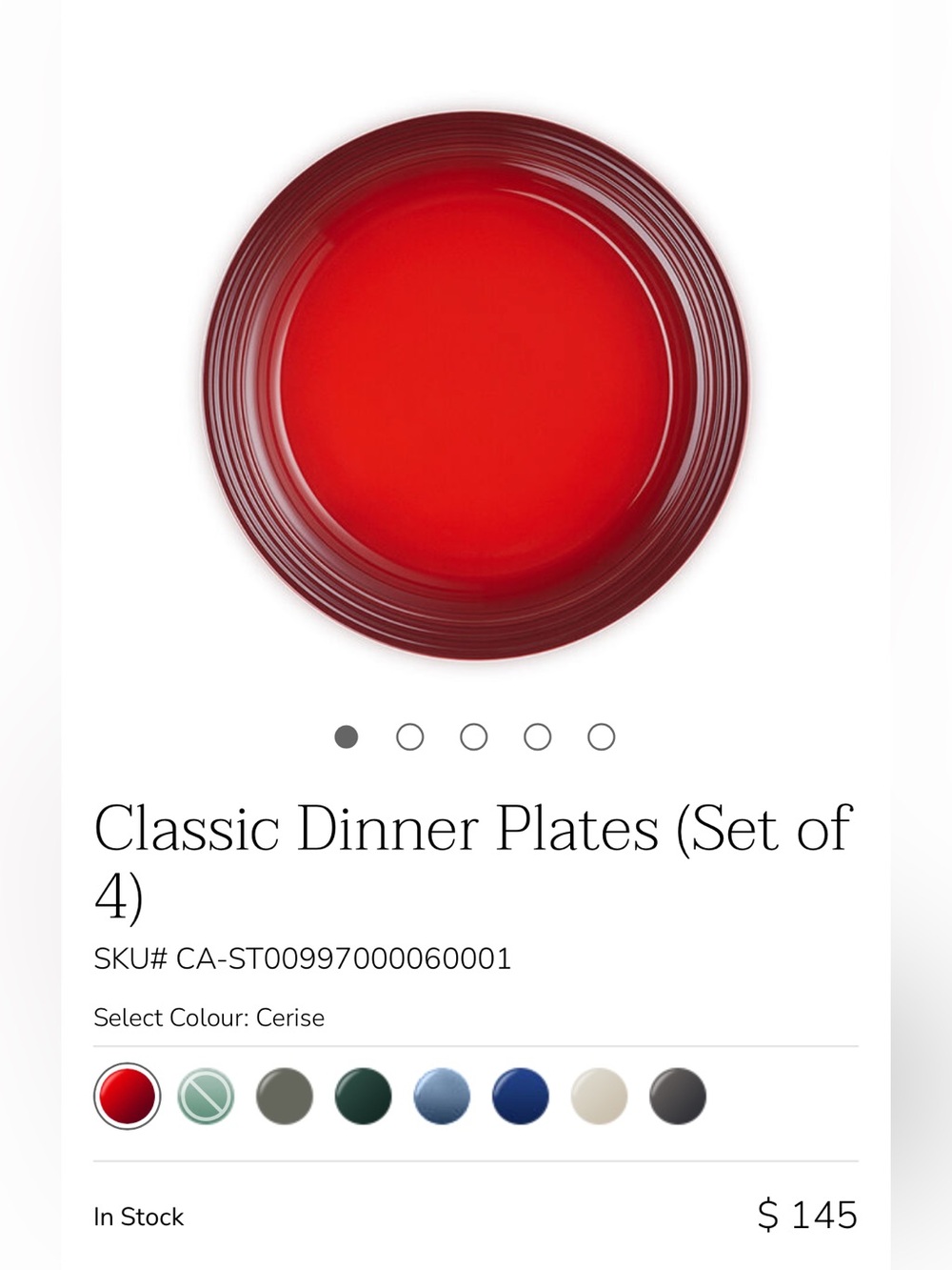 Le Creuset Classic Dinner Plates (Set of 3)
